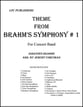 Theme From Symphony #1 Concert Band sheet music cover